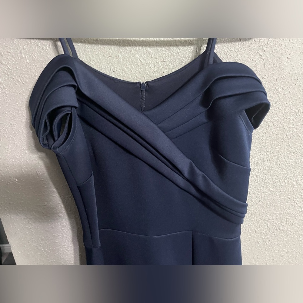 Navy blue prom dress
